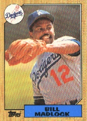 1987 Topps Baseball Cards      734     Bill Madlock